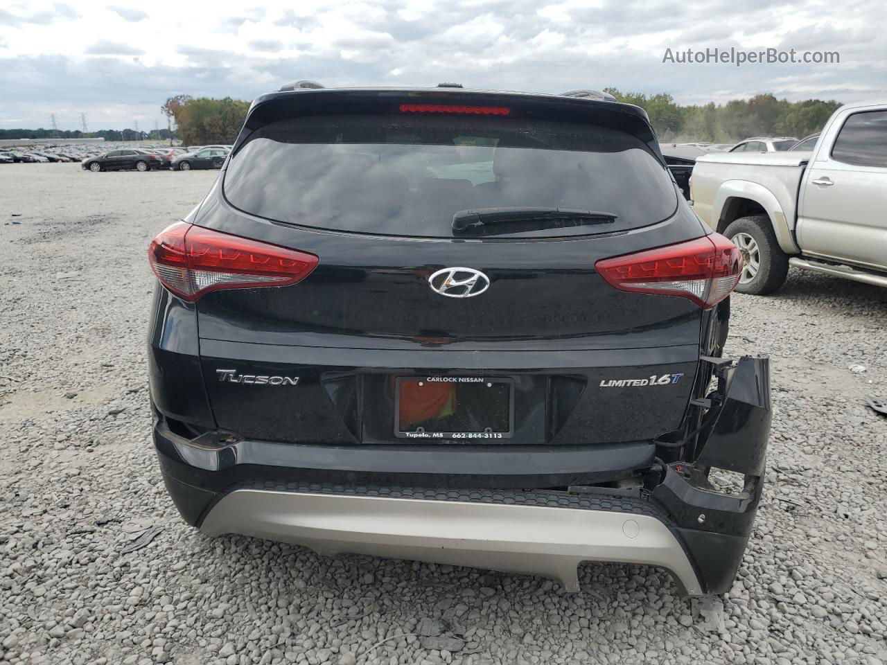 2017 Hyundai Tucson Limited Black vin: KM8J33A23HU501493