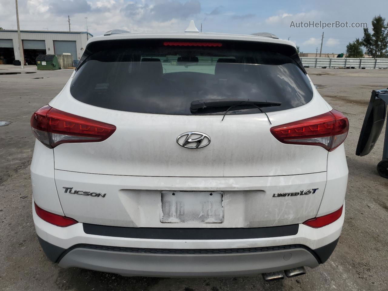 2017 Hyundai Tucson Limited Белый vin: KM8J33A23HU556929