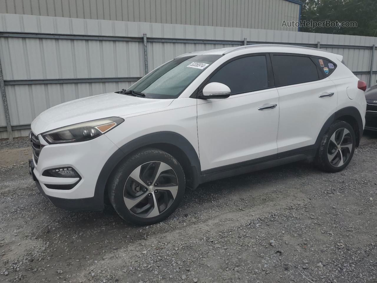 2016 Hyundai Tucson Limited Белый vin: KM8J33A24GU257206