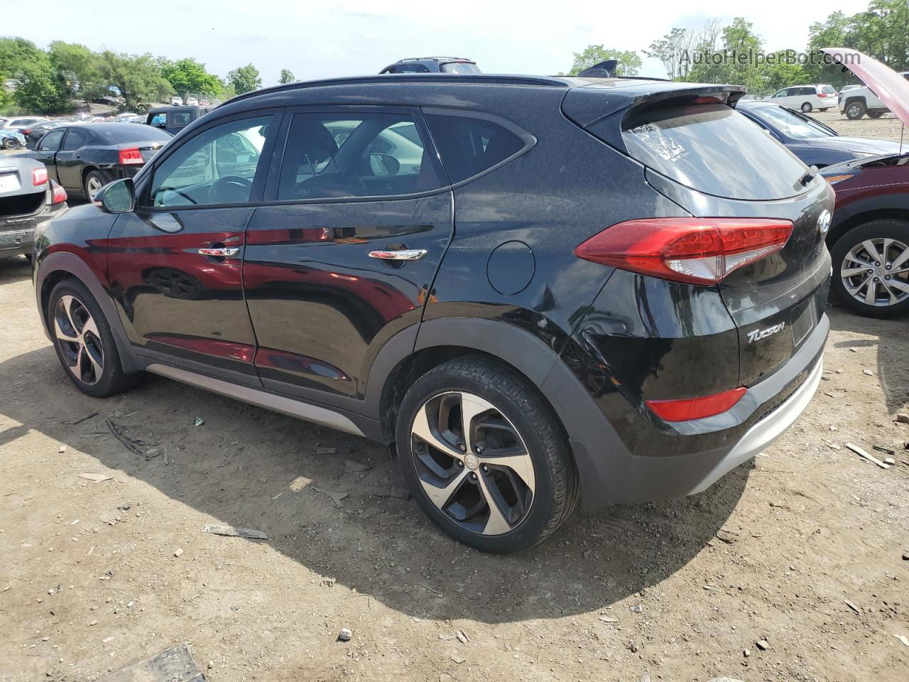 2017 Hyundai Tucson Limited Black vin: KM8J33A24HU275819