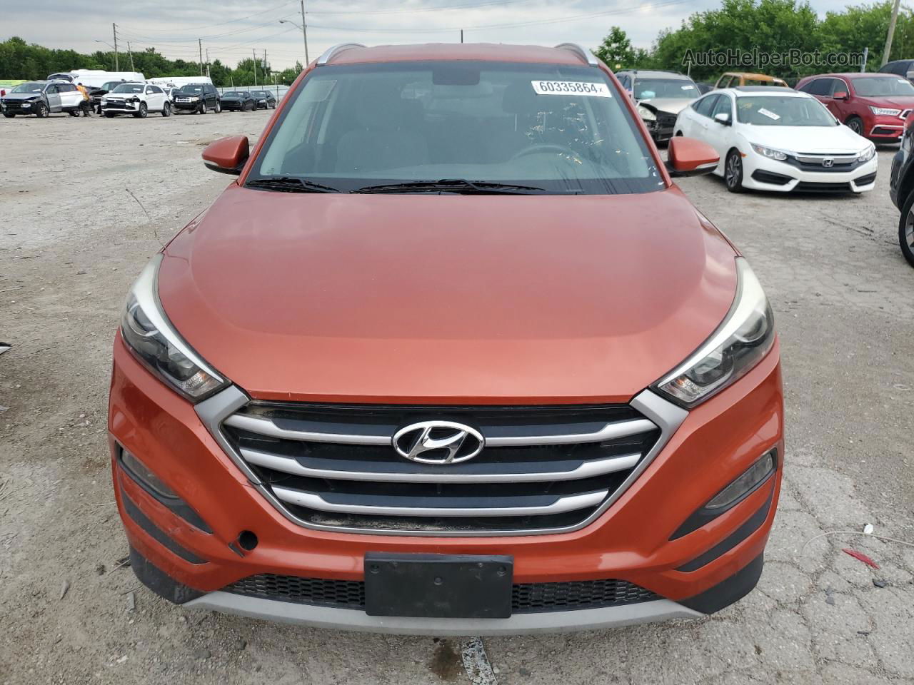 2017 Hyundai Tucson Limited Red vin: KM8J33A24HU280602