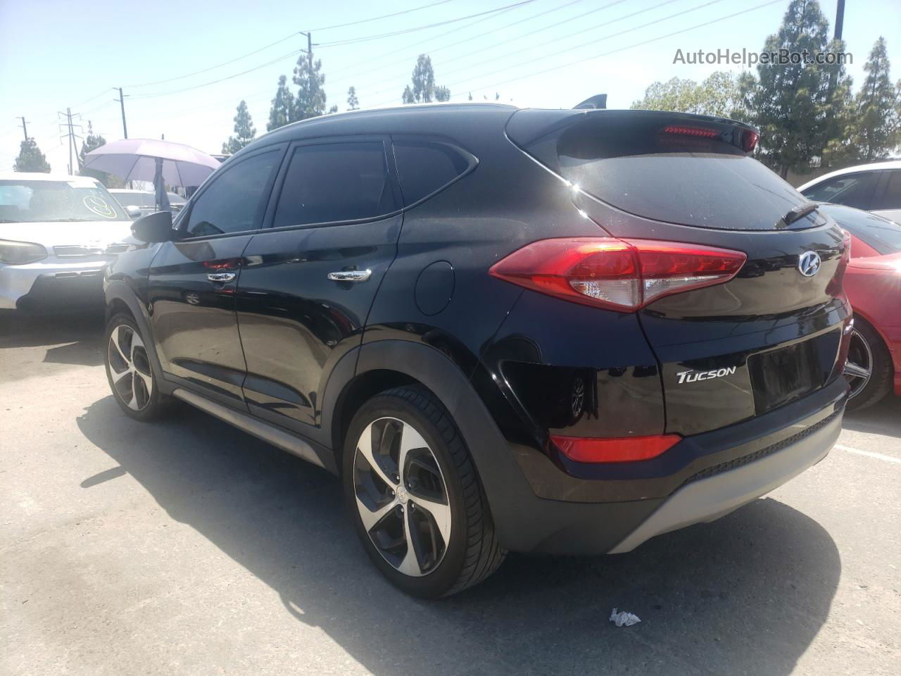 2017 Hyundai Tucson Limited Black vin: KM8J33A24HU313713