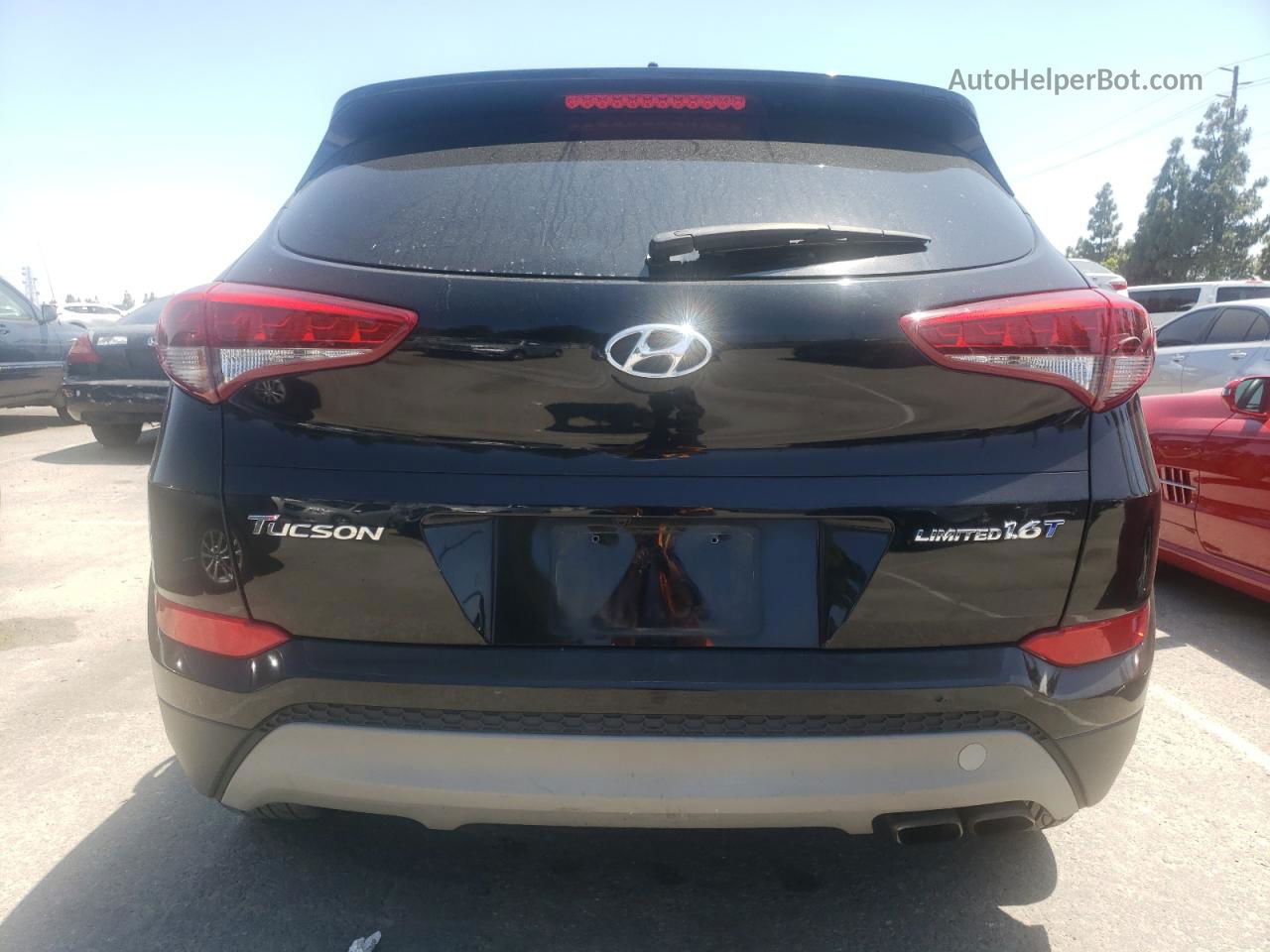 2017 Hyundai Tucson Limited Black vin: KM8J33A24HU313713