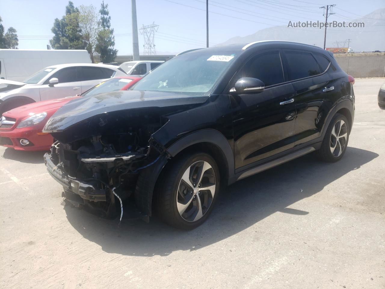 2017 Hyundai Tucson Limited Black vin: KM8J33A24HU313713