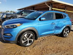 2017 Hyundai Tucson Limited Синий vin: KM8J33A24HU322704