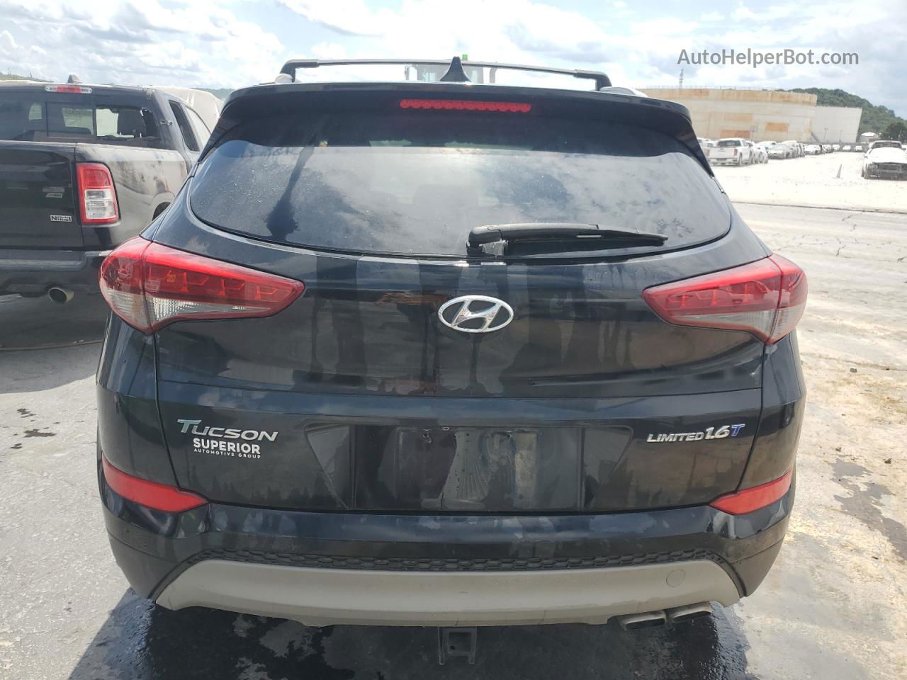 2017 Hyundai Tucson Limited Black vin: KM8J33A24HU376424