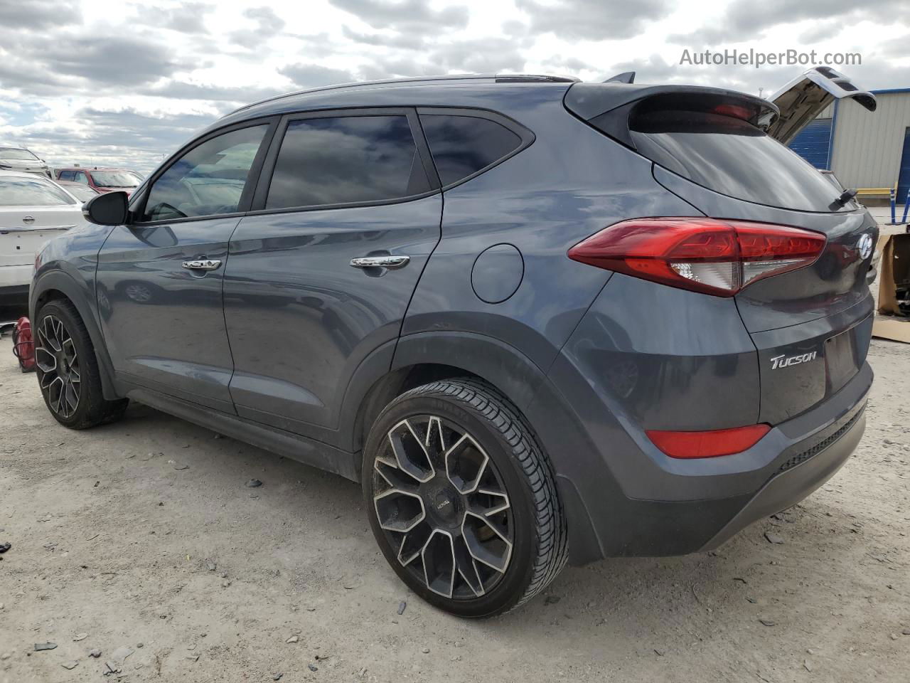 2016 Hyundai Tucson Limited Серый vin: KM8J33A25GU182306