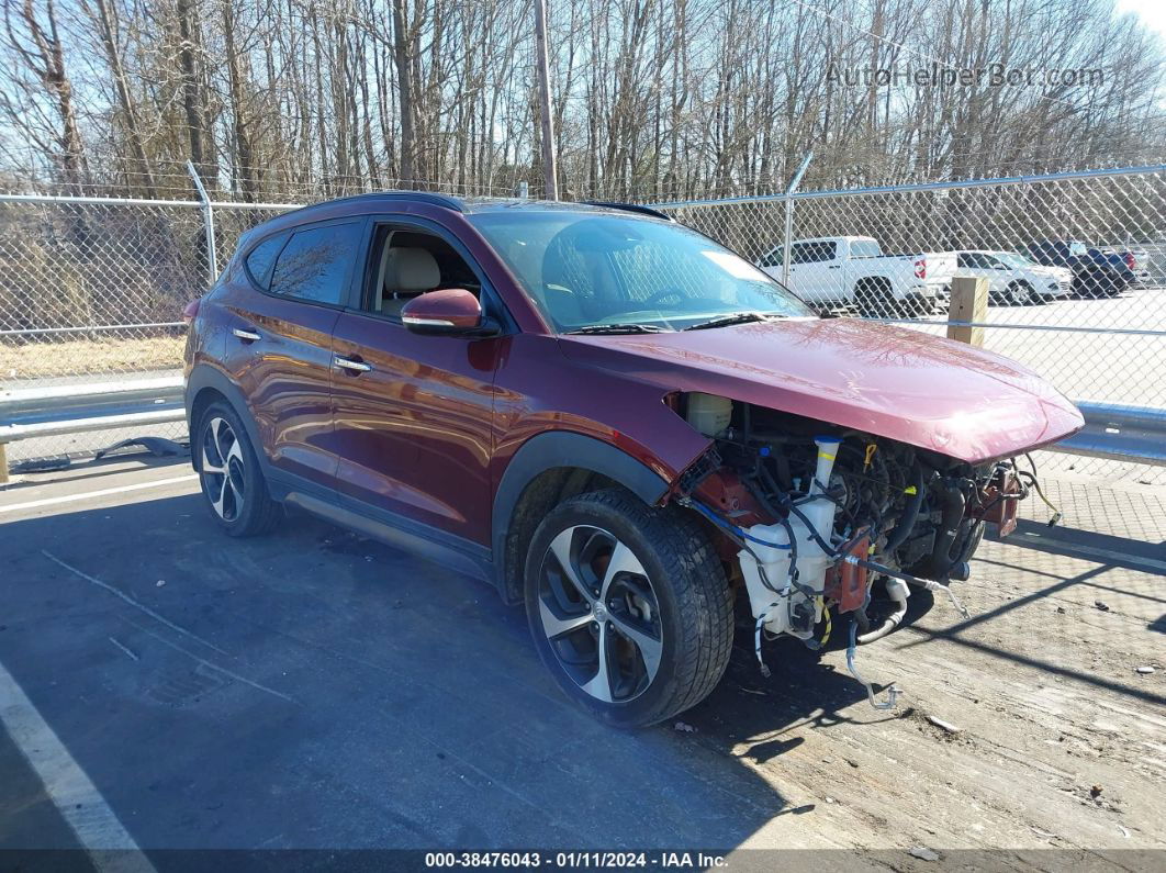 2016 Hyundai Tucson Limited Red vin: KM8J33A25GU225252