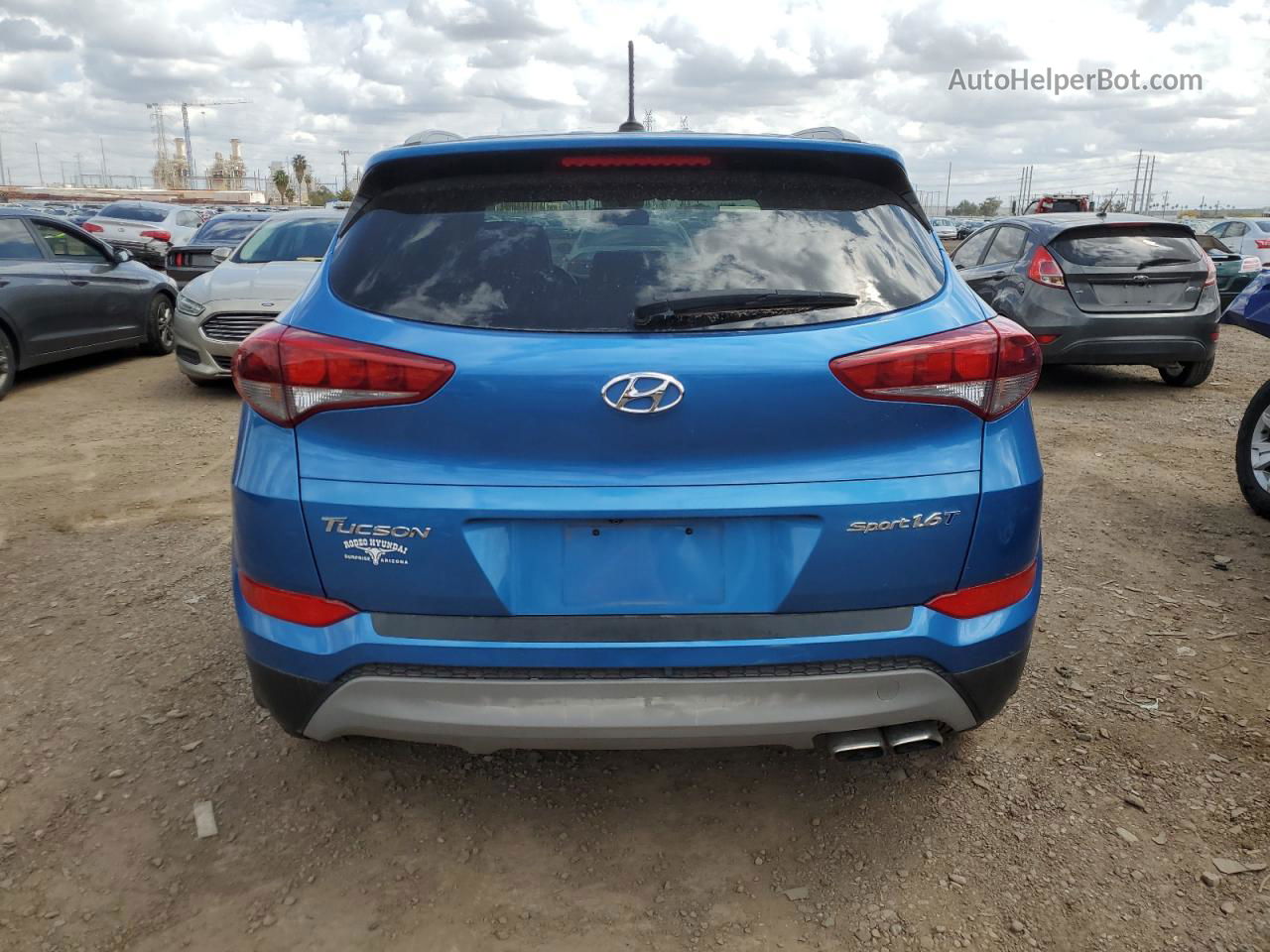 2017 Hyundai Tucson Limited Blue vin: KM8J33A25HU420768