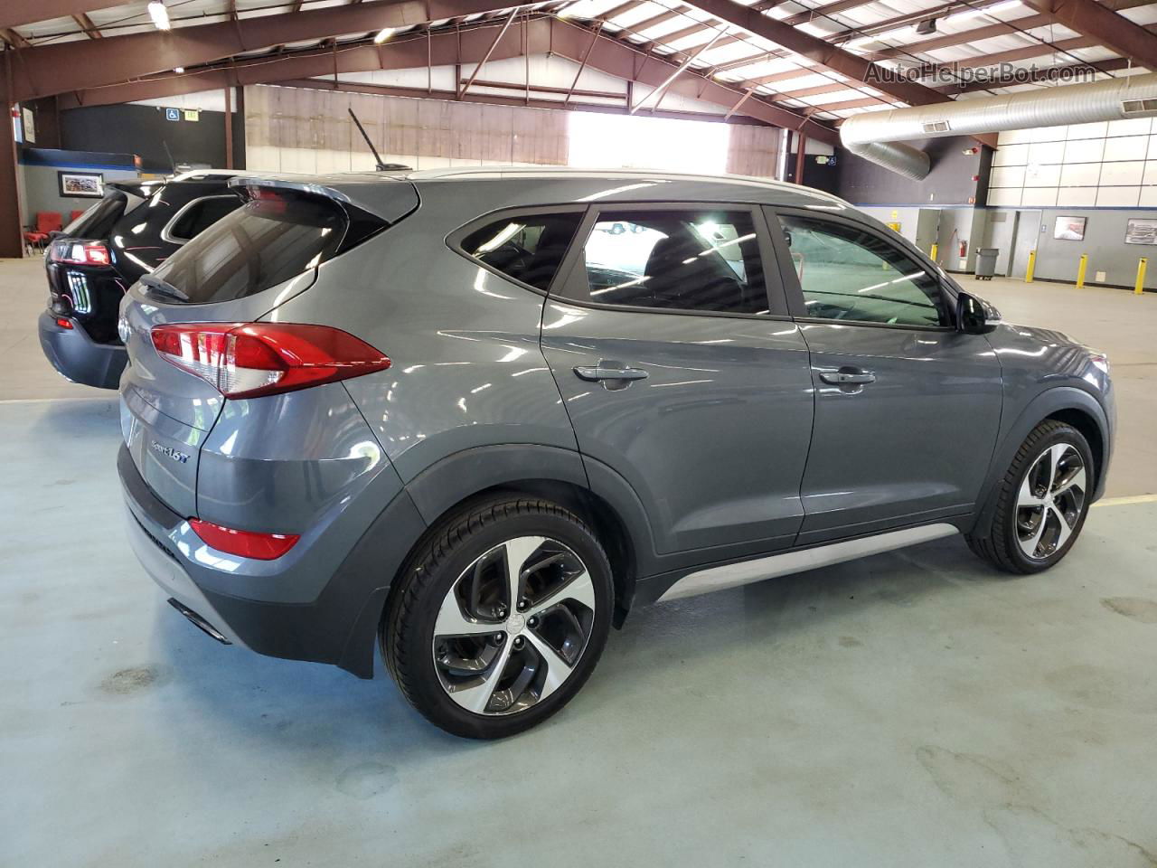 2017 Hyundai Tucson Limited Gray vin: KM8J33A25HU423539