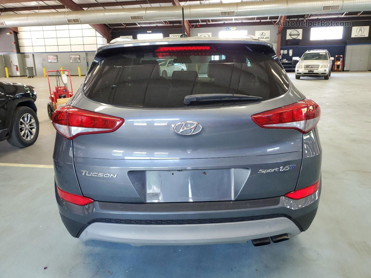 2017 Hyundai Tucson Limited Gray vin: KM8J33A25HU423539