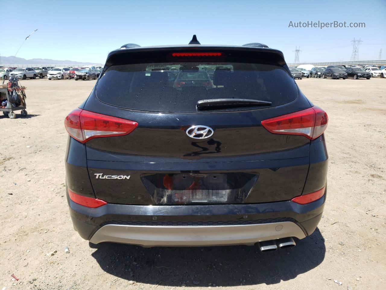 2018 Hyundai Tucson Value Черный vin: KM8J33A25JU702205