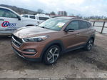 2016 Hyundai Tucson Limited Brown vin: KM8J33A26GU038215