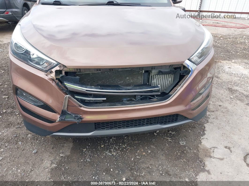 2016 Hyundai Tucson Limited Brown vin: KM8J33A26GU038215