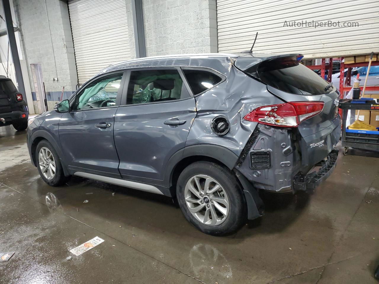 2017 Hyundai Tucson Limited Gray vin: KM8J33A26HU332697