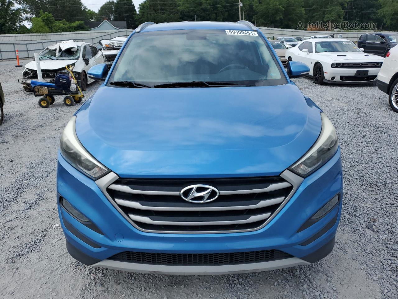 2017 Hyundai Tucson Limited Blue vin: KM8J33A26HU368938