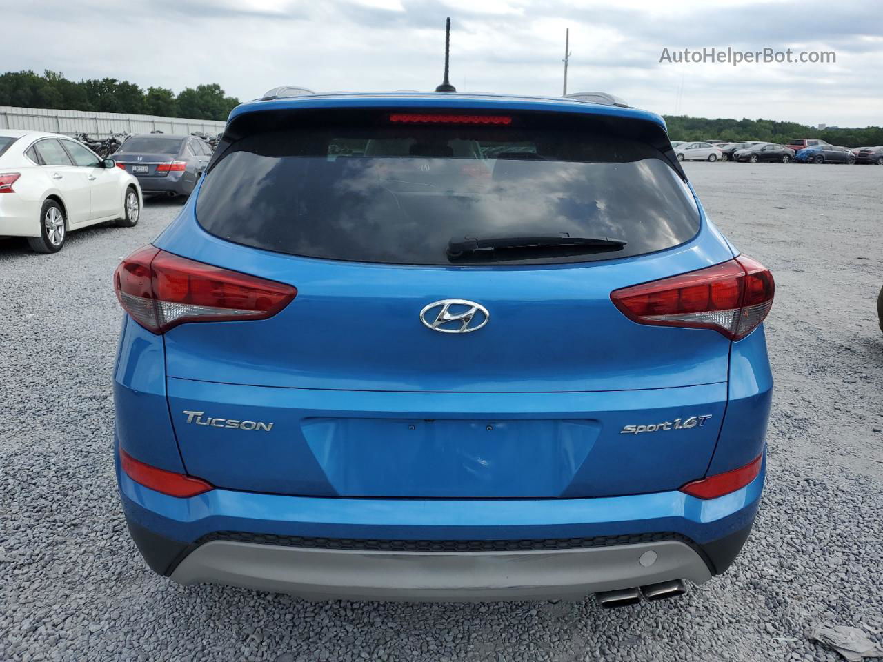 2017 Hyundai Tucson Limited Blue vin: KM8J33A26HU368938