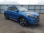 2017 Hyundai Tucson Limited Синий vin: KM8J33A26HU574759