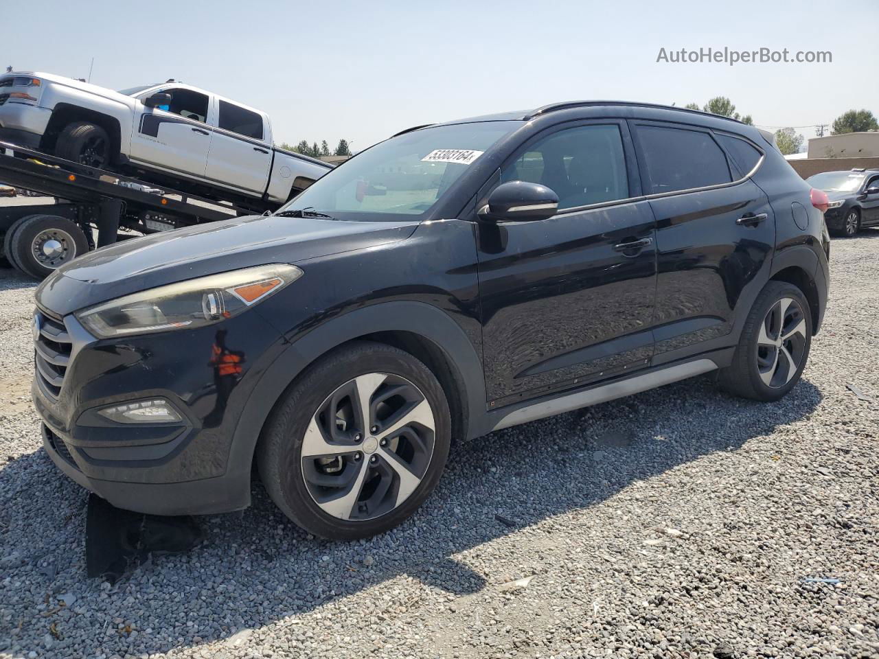 2017 Hyundai Tucson Limited Black vin: KM8J33A26HU581923