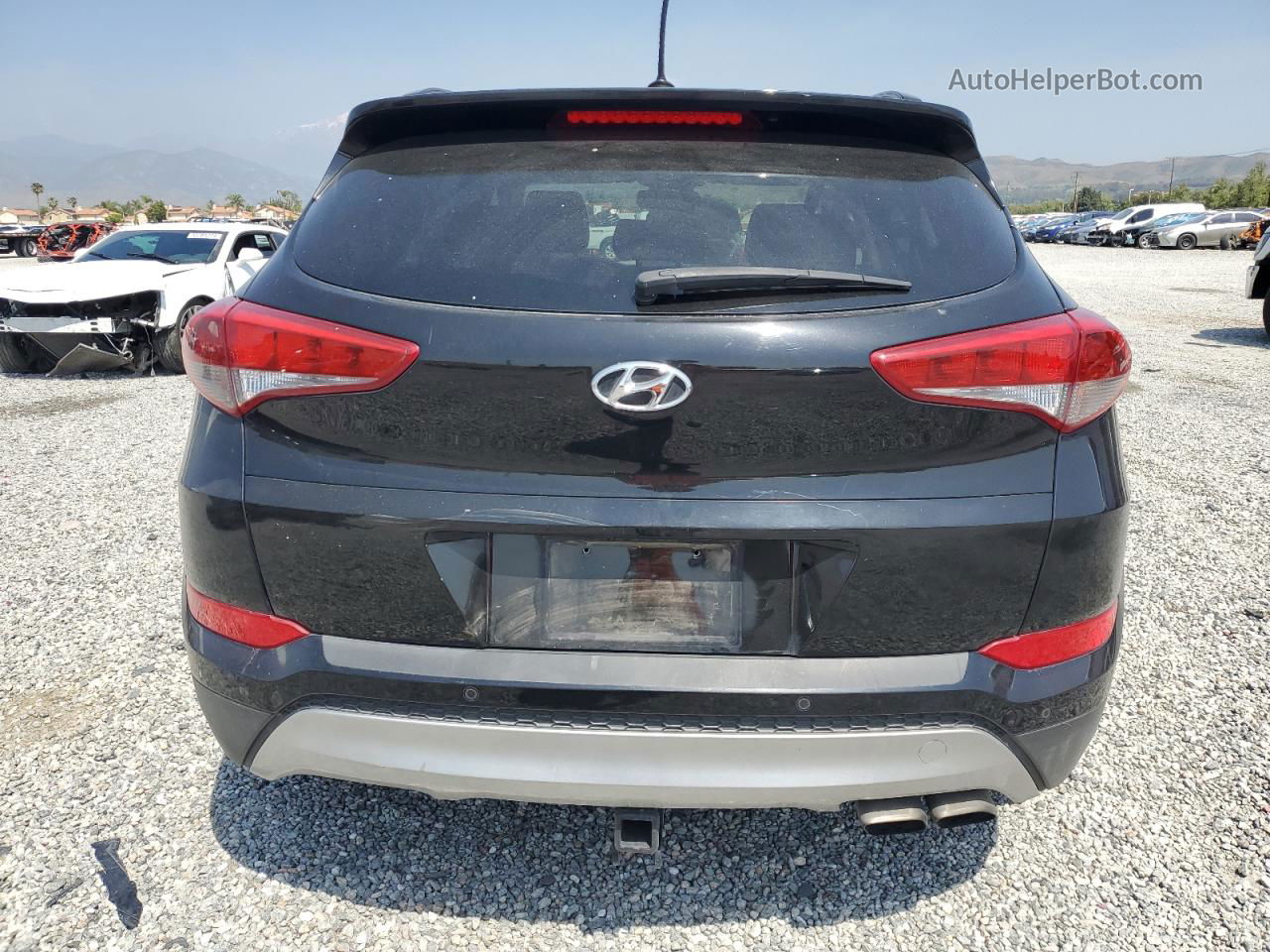 2017 Hyundai Tucson Limited Black vin: KM8J33A26HU581923