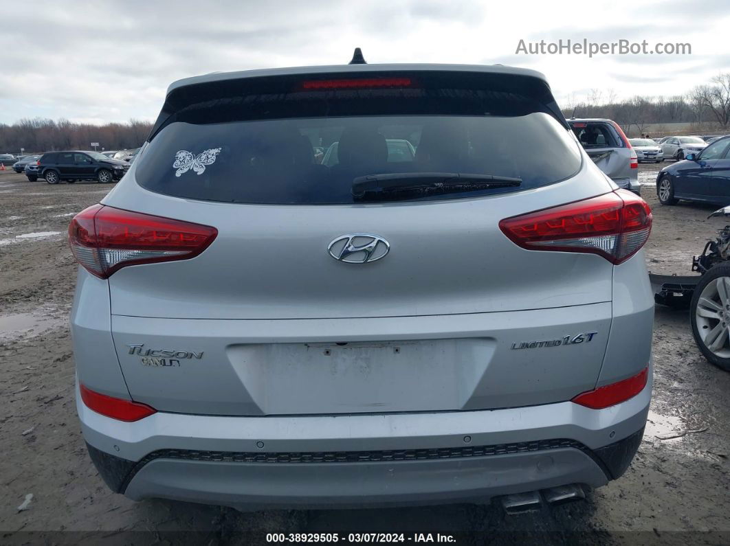 2018 Hyundai Tucson Limited Gray vin: KM8J33A26JU704092