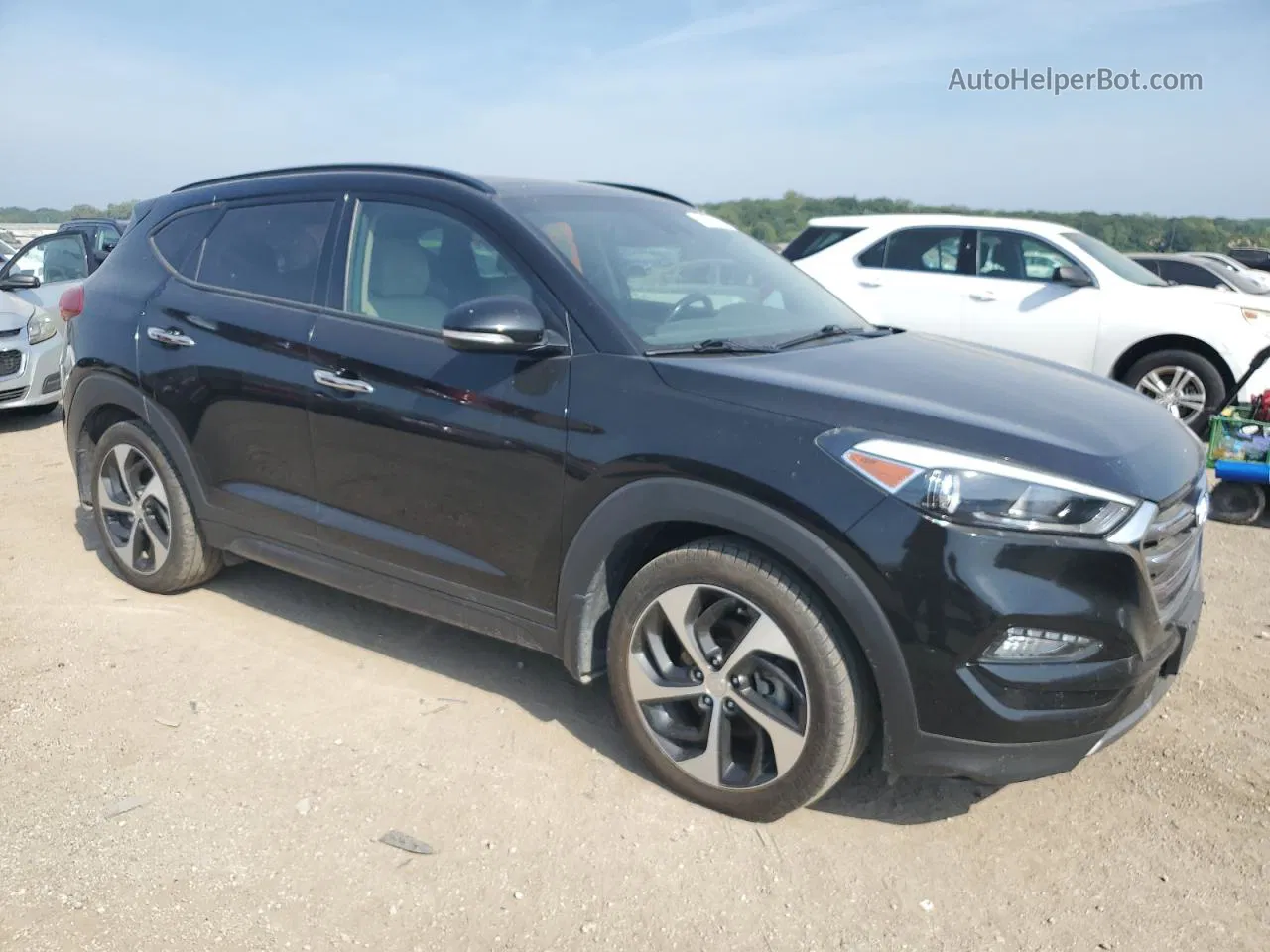 2016 Hyundai Tucson Limited Black vin: KM8J33A27GU088153