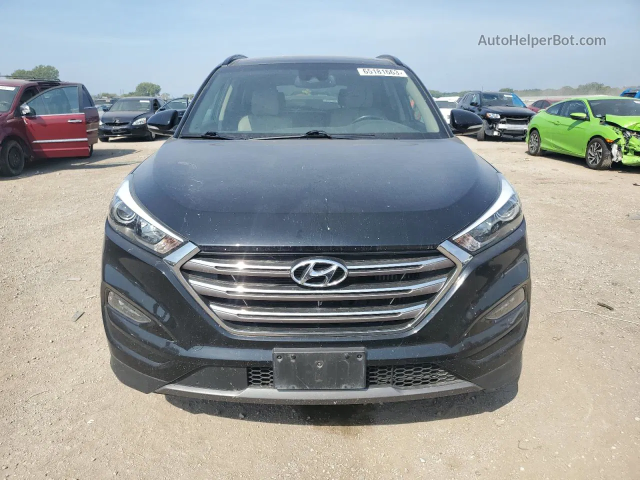 2016 Hyundai Tucson Limited Black vin: KM8J33A27GU088153