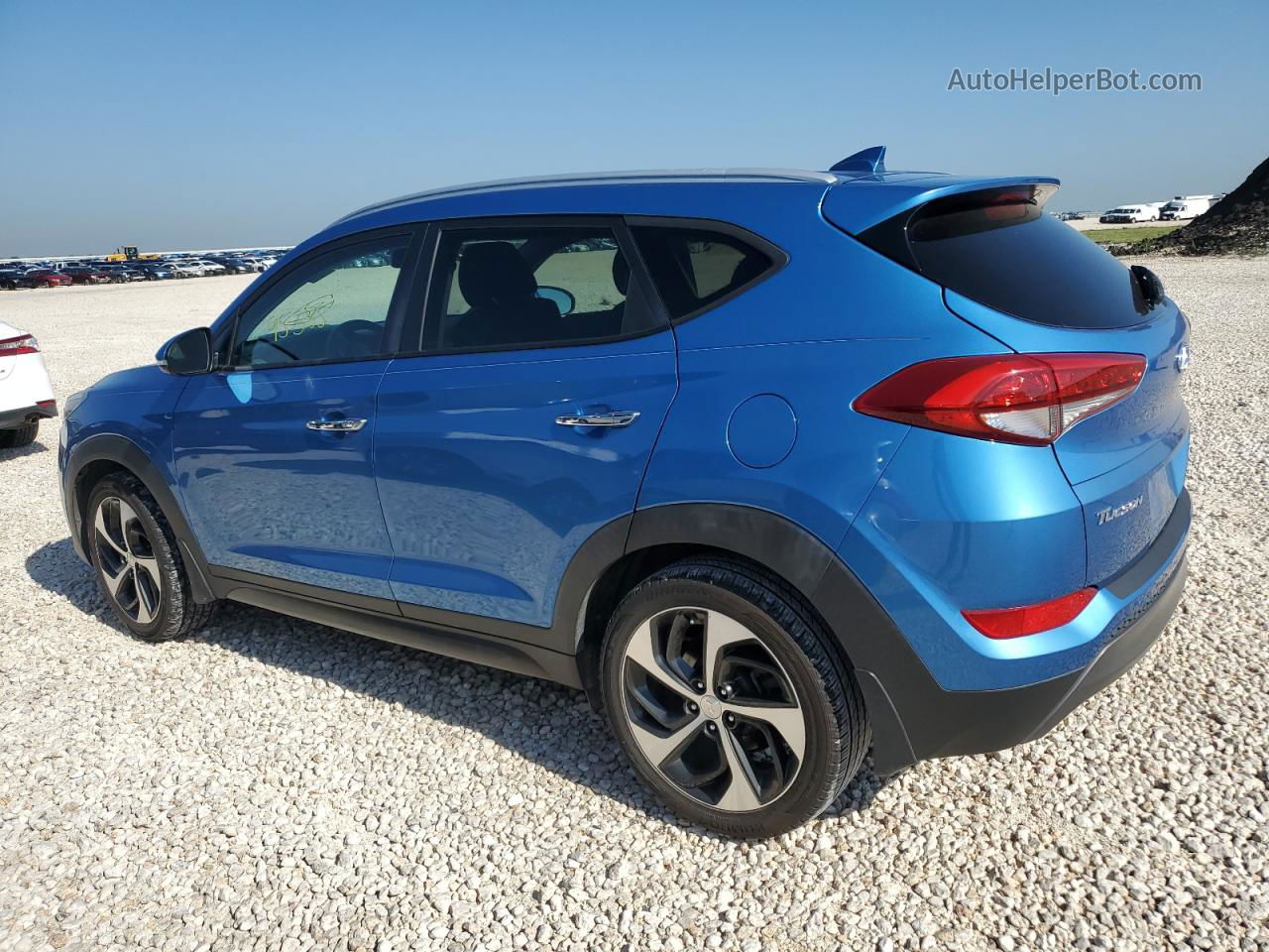 2016 Hyundai Tucson Limited Blue vin: KM8J33A27GU098715