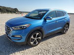 2016 Hyundai Tucson Limited Blue vin: KM8J33A27GU098715