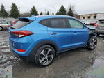 2016 Hyundai Tucson Limited Blue vin: KM8J33A27GU141594