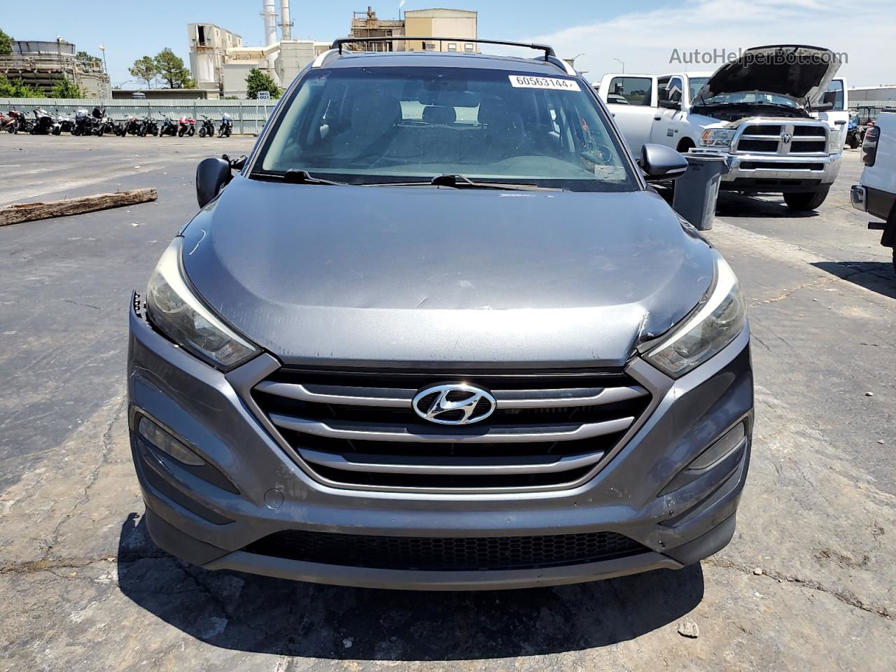 2016 Hyundai Tucson Limited Charcoal vin: KM8J33A27GU193565