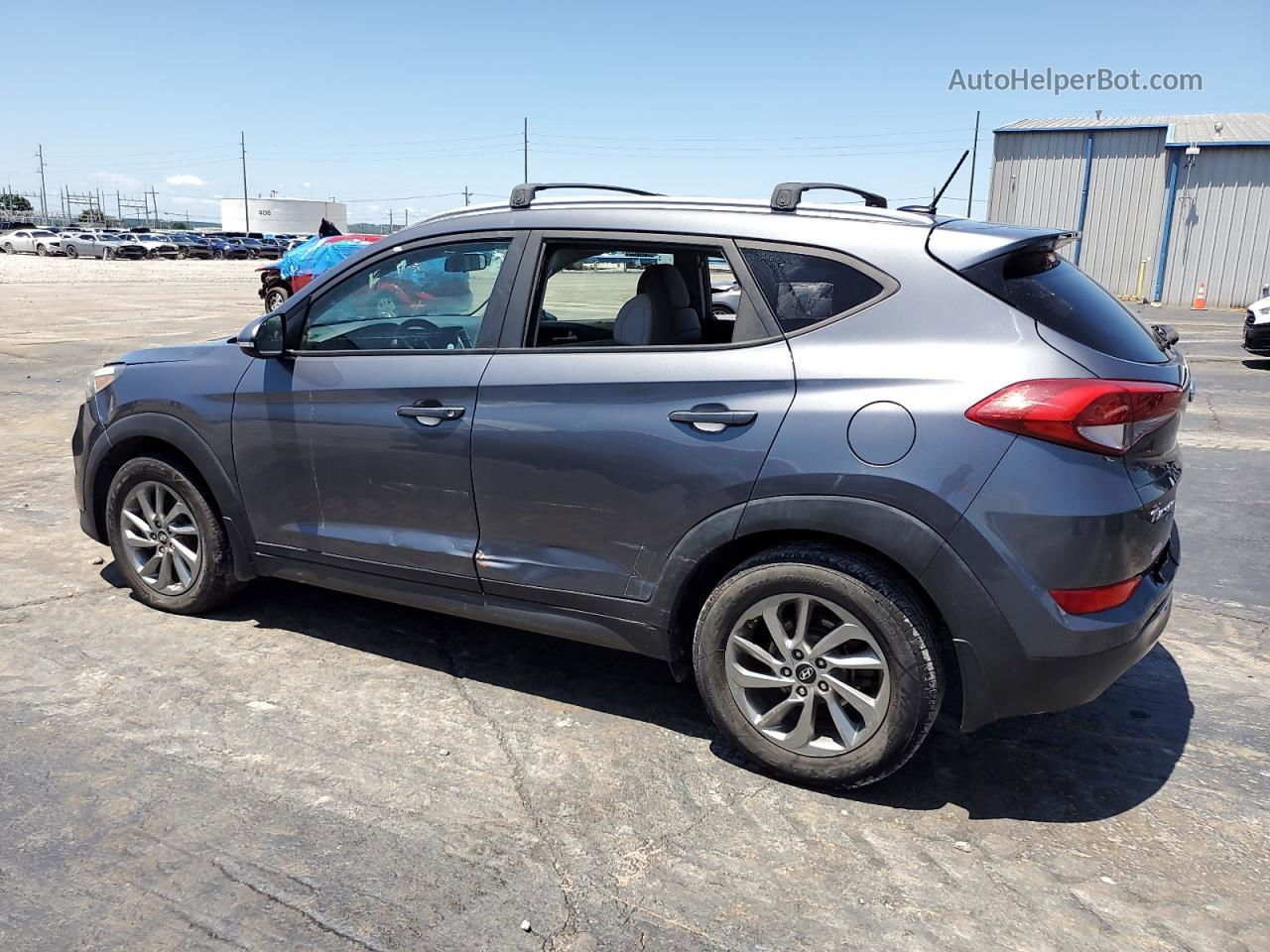 2016 Hyundai Tucson Limited Charcoal vin: KM8J33A27GU193565