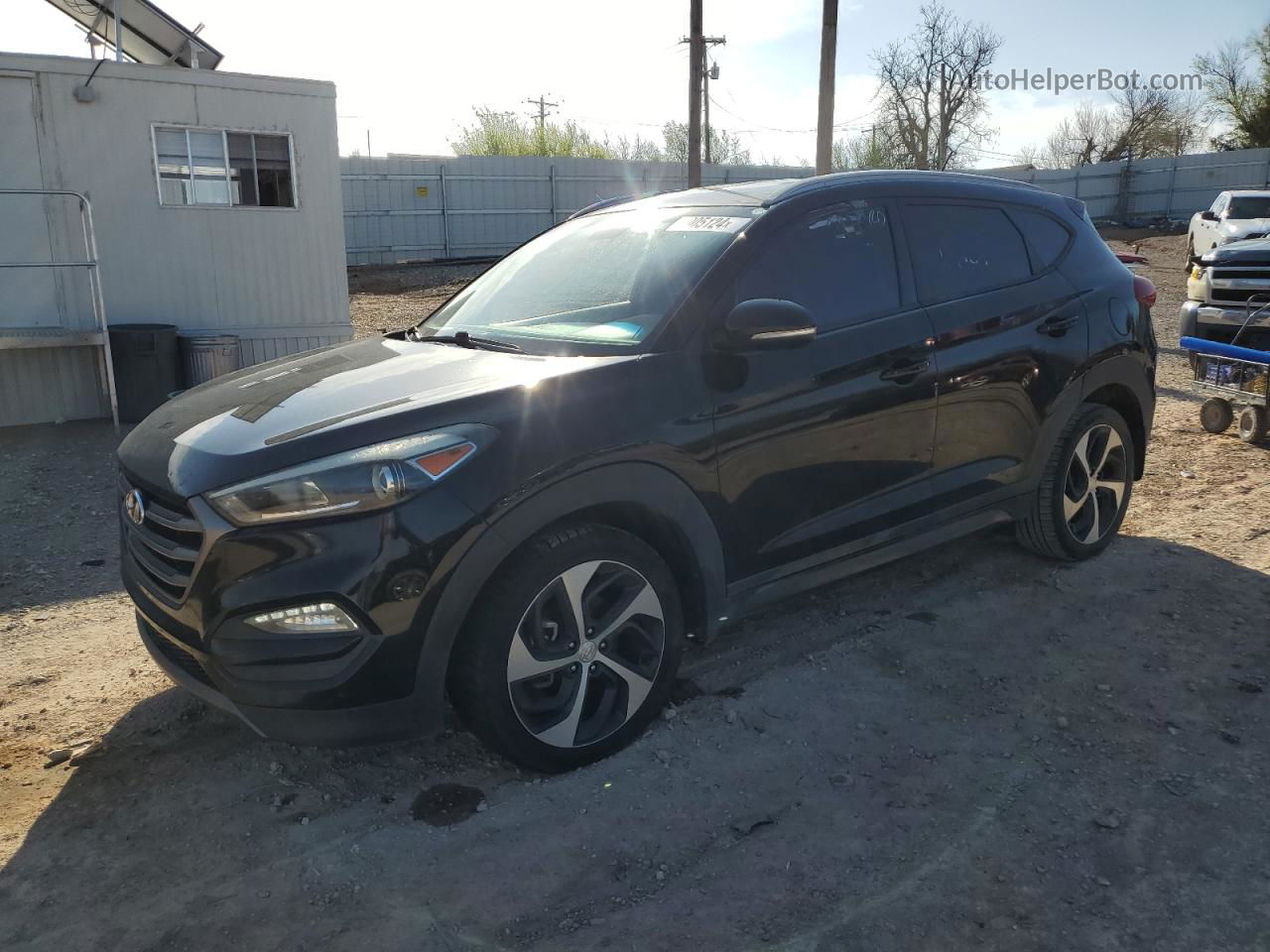 2016 Hyundai Tucson Limited Black vin: KM8J33A27GU254140