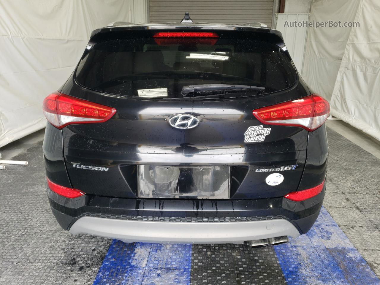 2017 Hyundai Tucson Limited Black vin: KM8J33A27HU290606