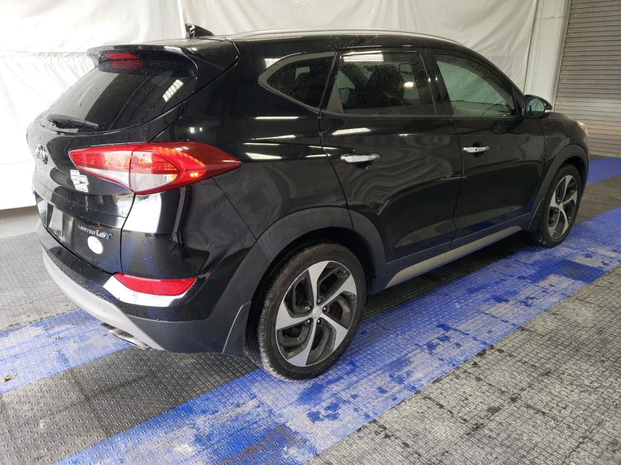 2017 Hyundai Tucson Limited Black vin: KM8J33A27HU290606