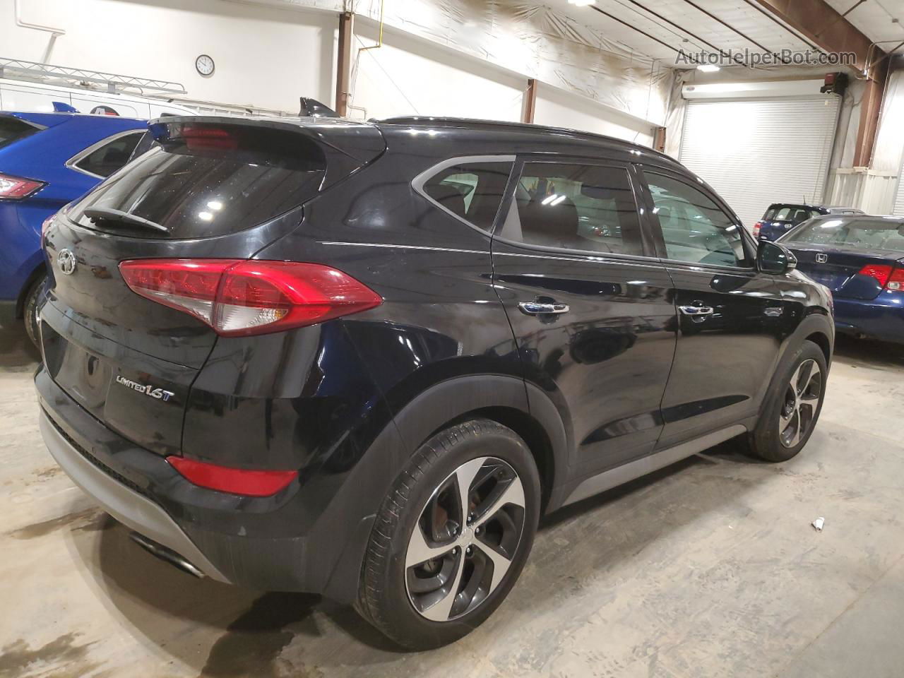 2017 Hyundai Tucson Limited Black vin: KM8J33A27HU303631