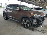 2017 Hyundai Tucson Limited Brown vin: KM8J33A27HU330067