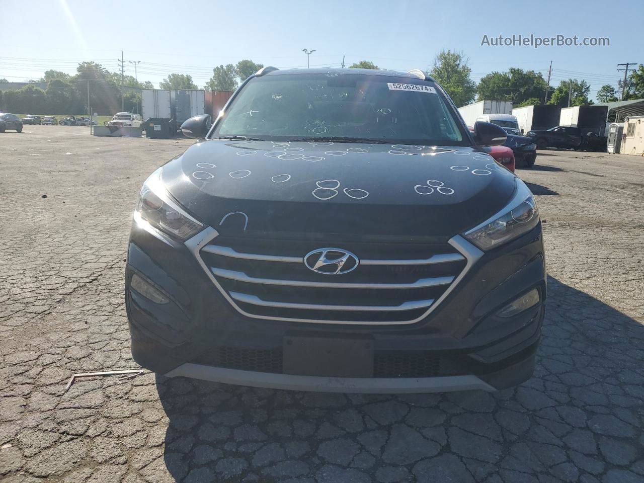 2017 Hyundai Tucson Limited Black vin: KM8J33A27HU500427