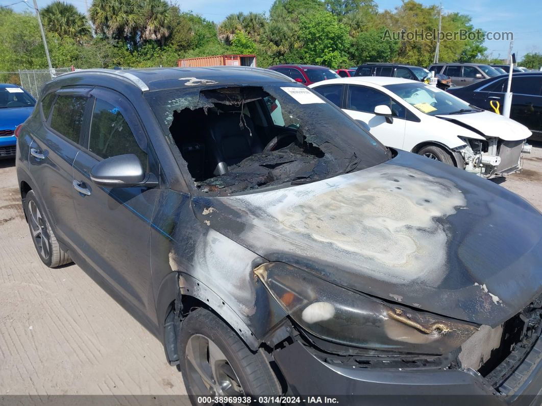 2016 Hyundai Tucson Limited Серый vin: KM8J33A28GU024476