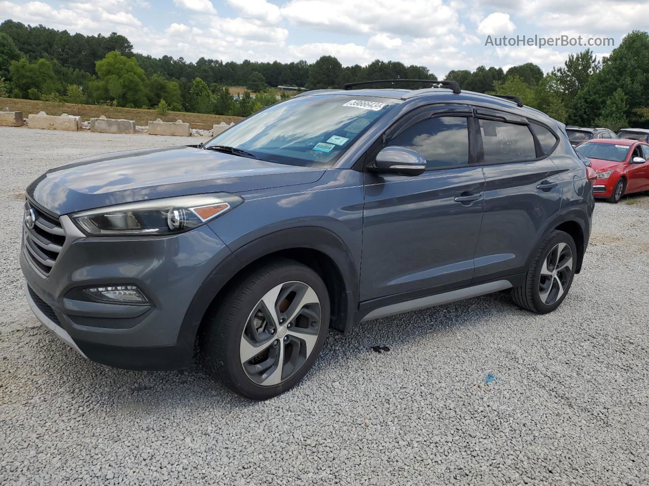 2017 Hyundai Tucson Limited Teal vin: KM8J33A28HU324746