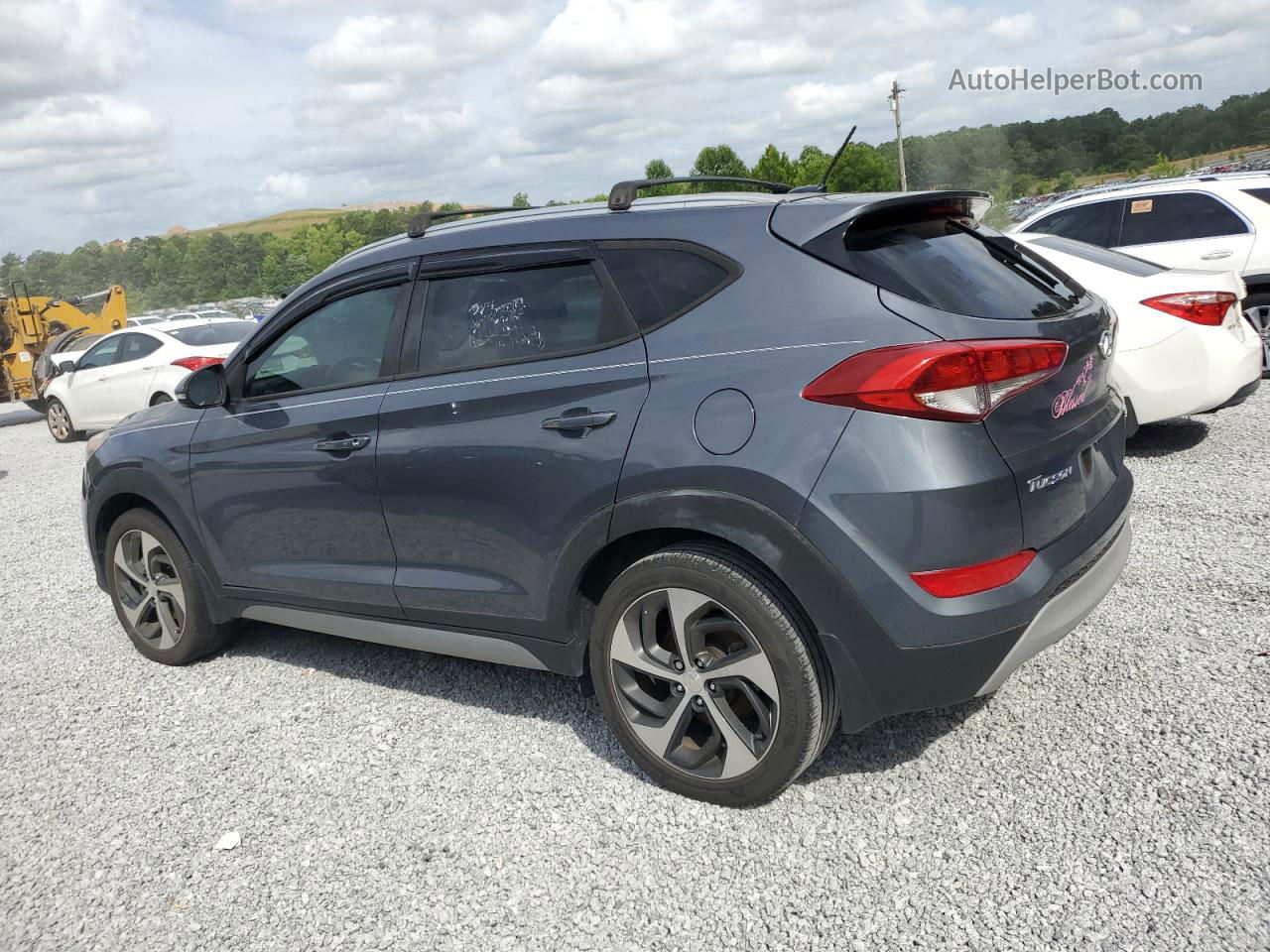 2017 Hyundai Tucson Limited Teal vin: KM8J33A28HU324746