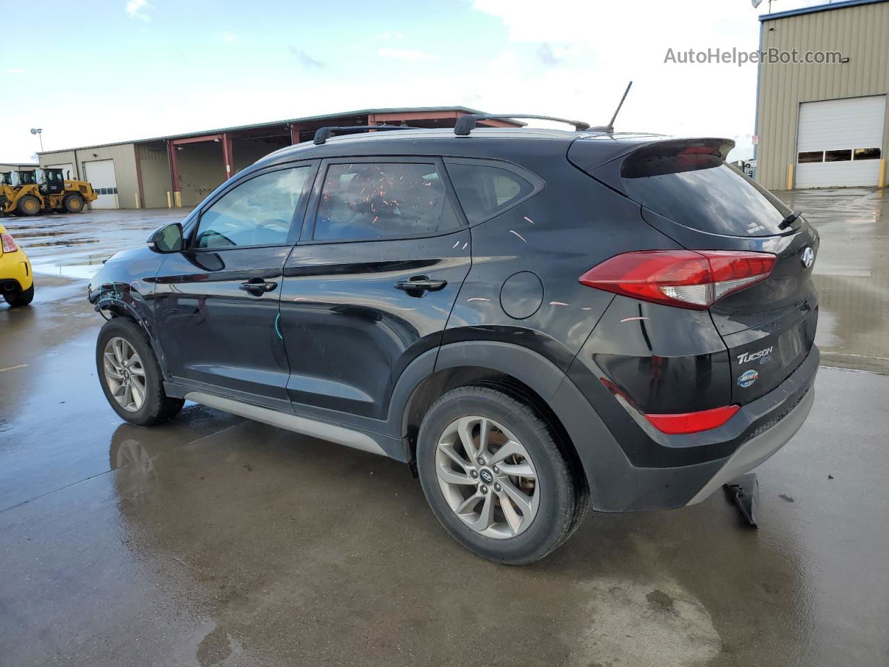 2017 Hyundai Tucson Limited Черный vin: KM8J33A28HU370500