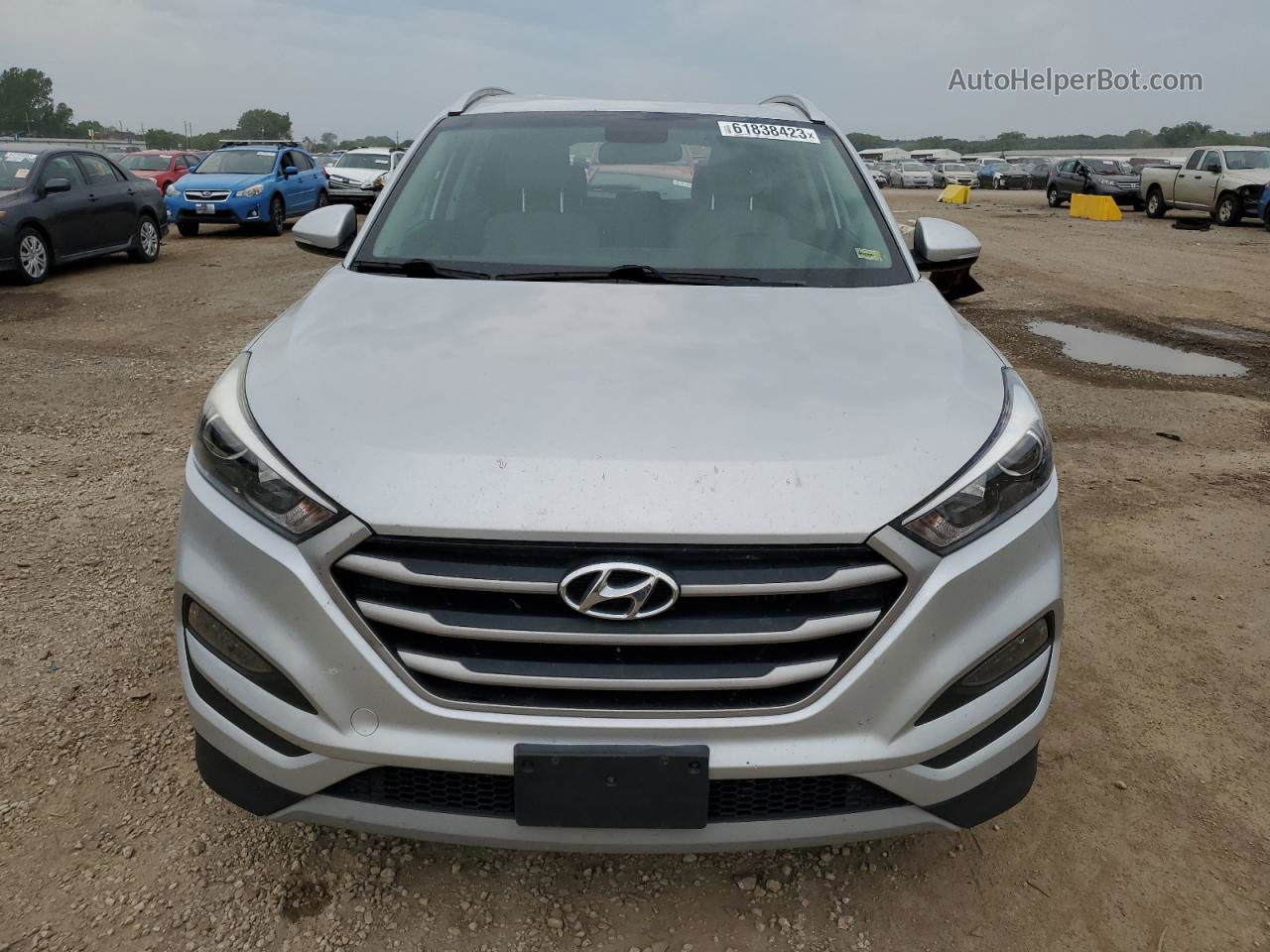 2017 Hyundai Tucson Limited Silver vin: KM8J33A28HU371470