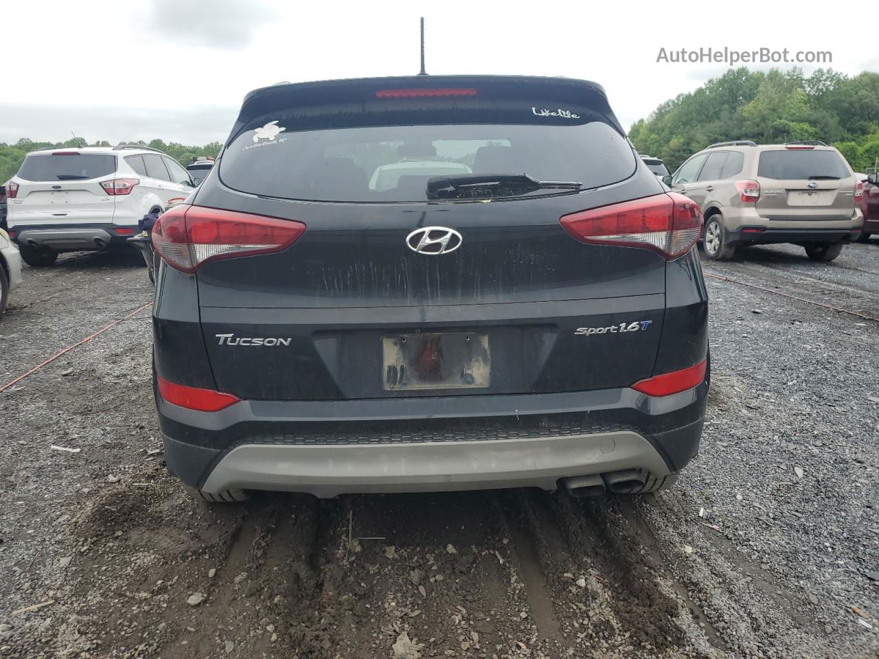 2017 Hyundai Tucson Limited Black vin: KM8J33A28HU418643