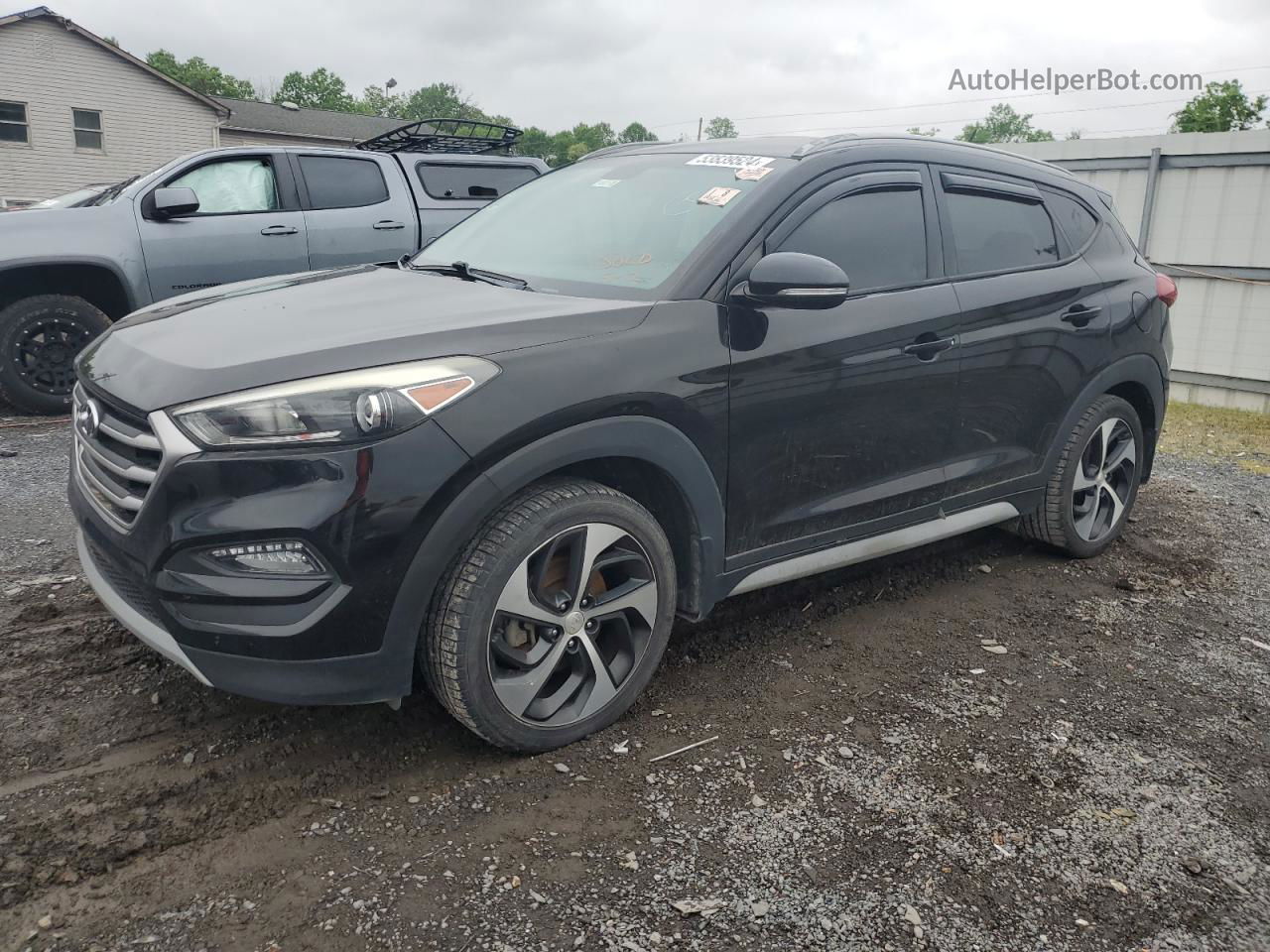 2017 Hyundai Tucson Limited Black vin: KM8J33A28HU418643