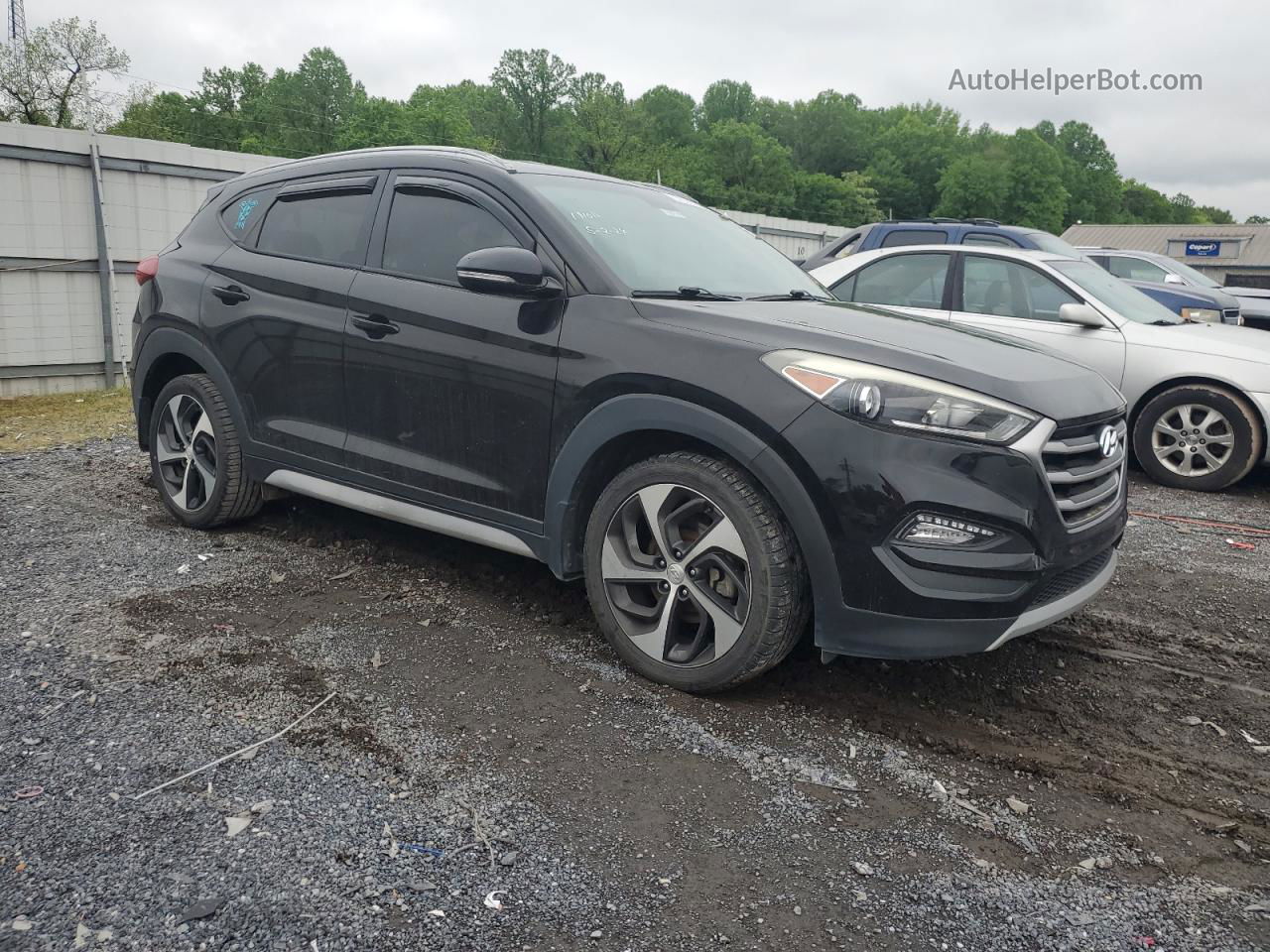 2017 Hyundai Tucson Limited Black vin: KM8J33A28HU418643