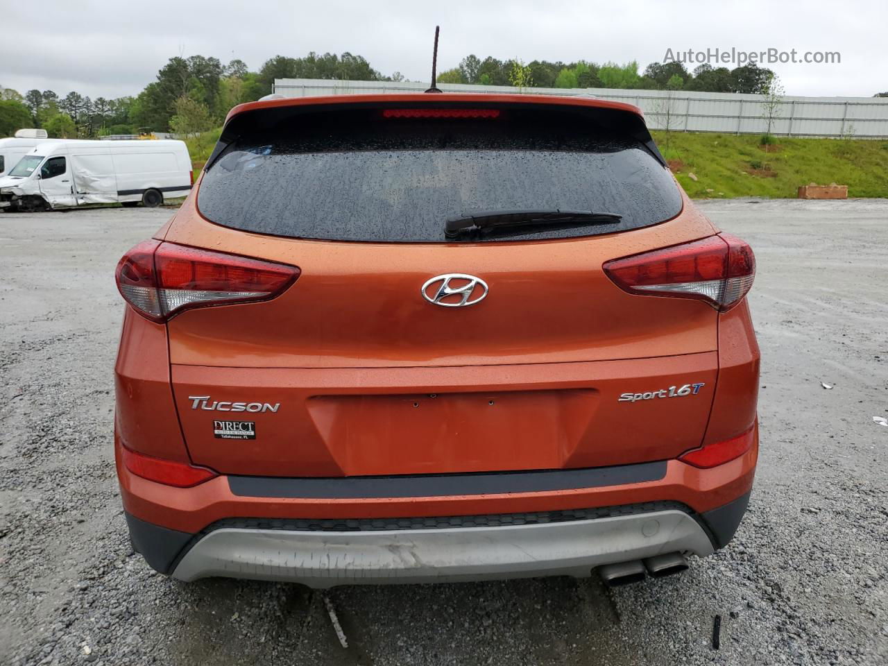 2017 Hyundai Tucson Limited Orange vin: KM8J33A28HU527247