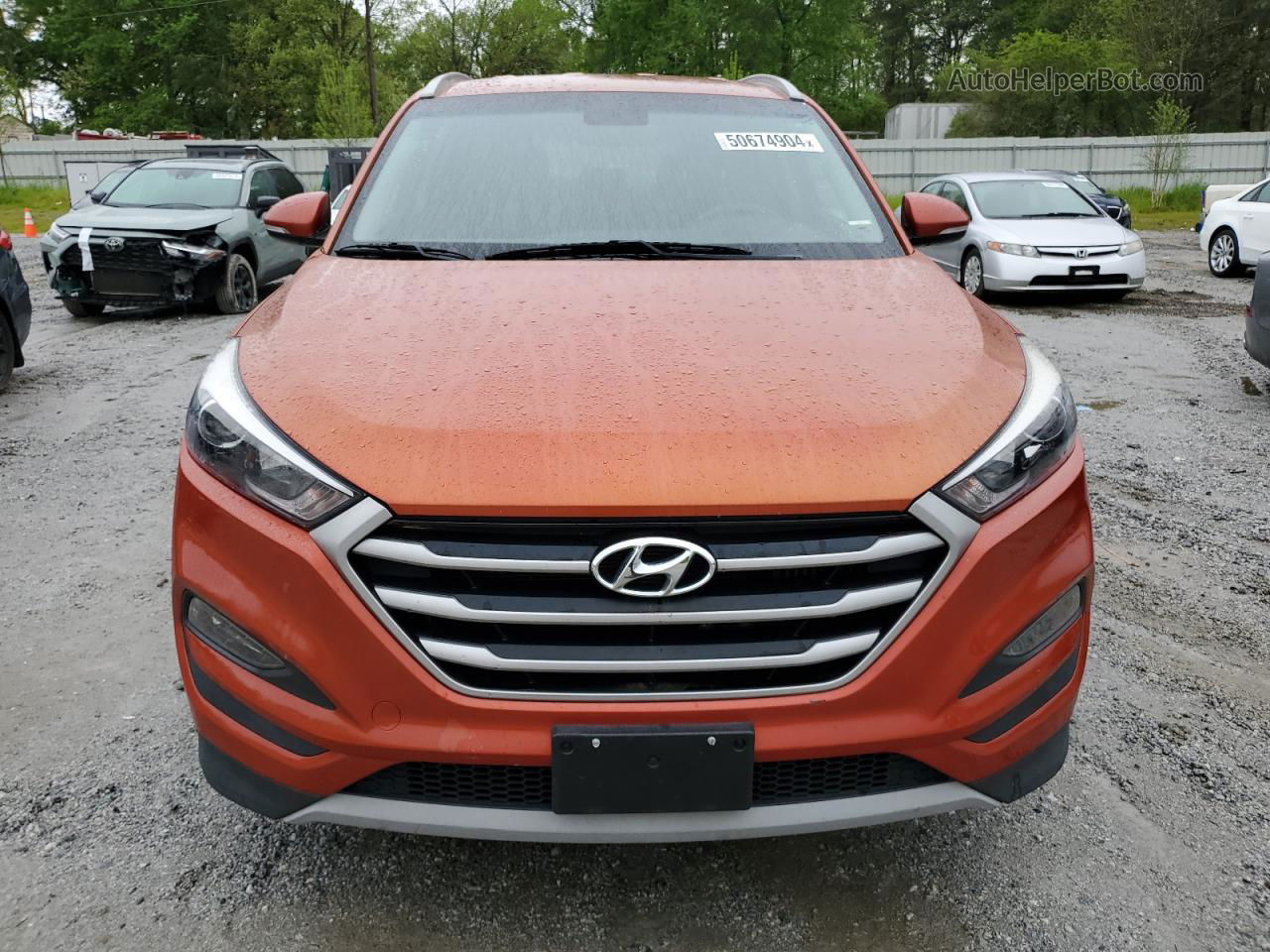 2017 Hyundai Tucson Limited Orange vin: KM8J33A28HU527247