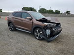 2017 Hyundai Tucson Limited Brown vin: KM8J33A28HU535607