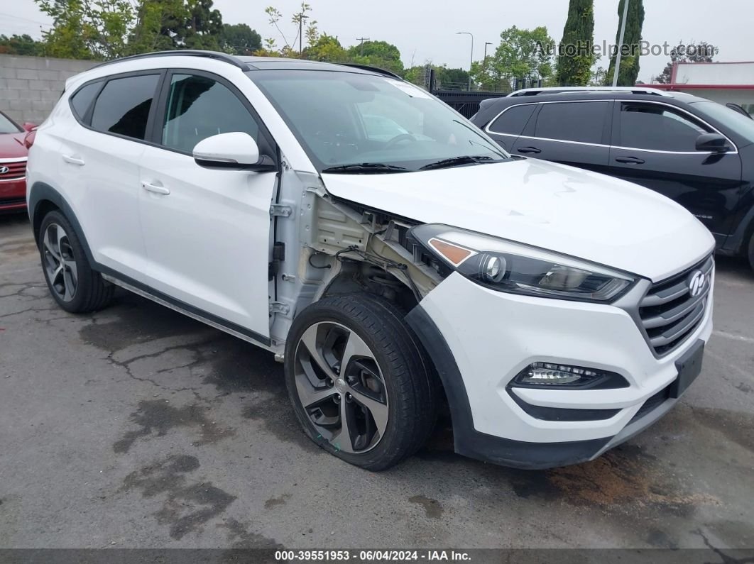 2018 Hyundai Tucson Value White vin: KM8J33A28JU821236